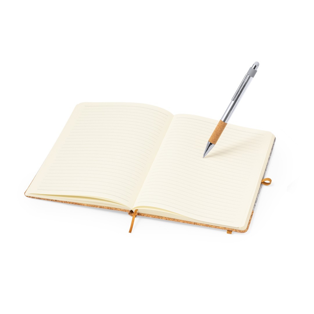 Set Webermax - Bloc de notas y bolígrafo