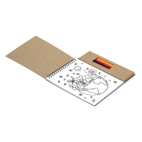 Set Mertens - Lápices de colores y bloc