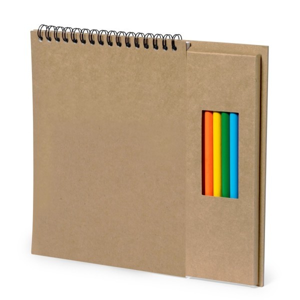 Set Mertens - Lápices de colores y bloc