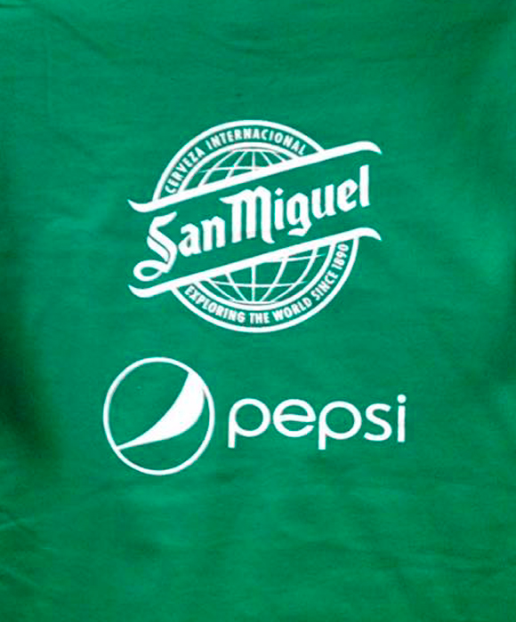 Camiseta San Miguel y Pepsi
